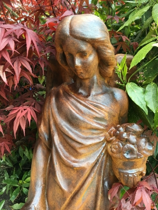 Standing Angel in Oxide - 105 cm - Stone